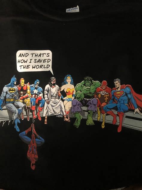 Jesus Superheros Shirt Etsy