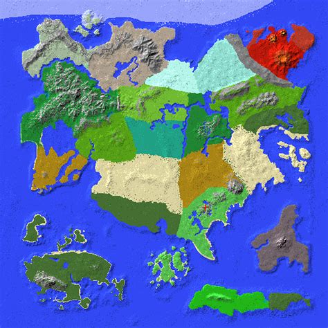 Fantasy Minecraft Map World Painter X Minecraft Map