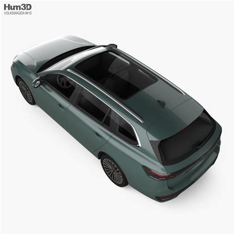 Volkswagen Passat variant 2023 3D model - Download Wagon car on ...