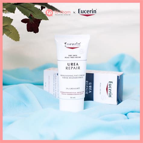 Kem Dưỡng Eucerin Urea Repair Replenishing Face Cream 5 Urea 50ml