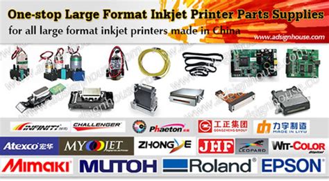 Inkjet Printer Parts | Large Format Printer Spare Parts | Solvent Printer Accessory