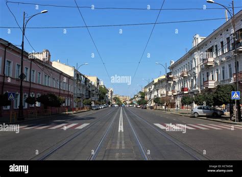 Street In Odessa Ukraine Stock Photo Alamy