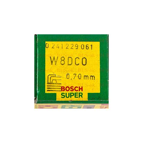 Type2 Bay and T25 Genuine Bosch Spark Plug Cu-Elektrode W8DC0 OE-Nr., 4 ...