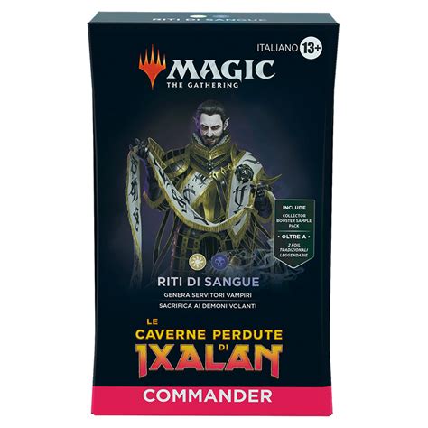 Le Caverne Perdute Di Ixalan Commander Deck Riti Di Sangue Magic The