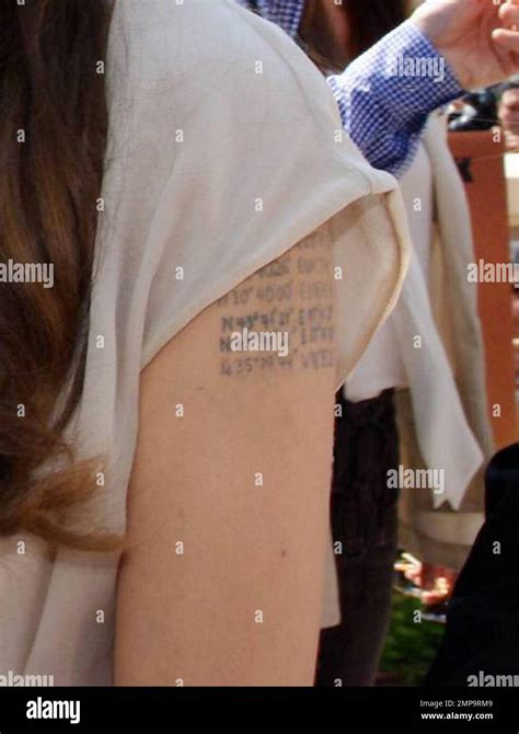 Angelina Jolie Arm Tattoo Coordinates