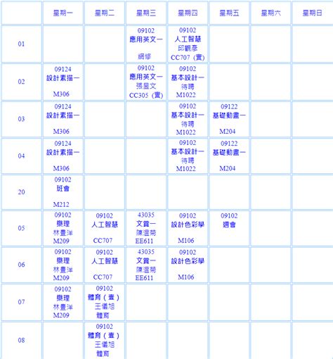 課表問題 銘傳大學板 Dcard