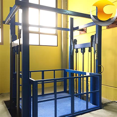 Hydraulic Industrial Goods Lift Maximum Speed 1mtr Min Maximum