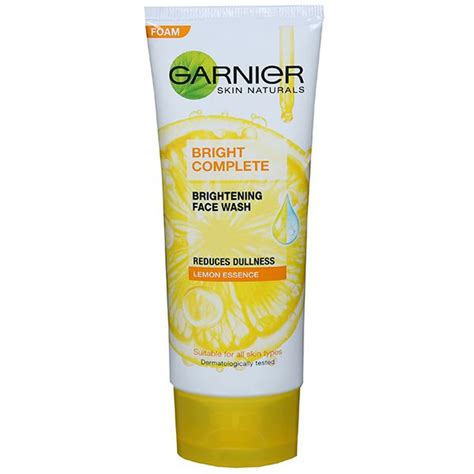 Buy Garnier Bright Complete Brightening Foam Face Wash With Lemon