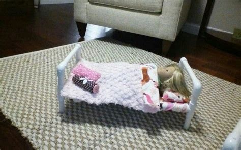 Pvc Doll Bed With Chenile Blanket