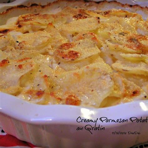 Creamy Parmesan Potatoes Au Gratin Recipe Au Gratin Recipes Au