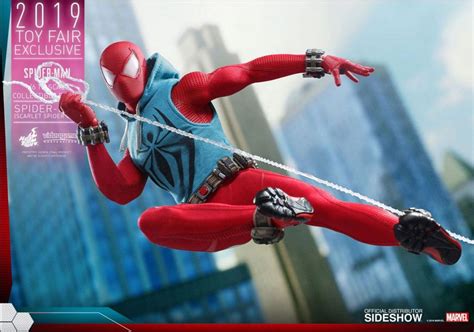 Figurine Hot Toys Spider Man Scarlet Suit Deriv Store Les Sp Cialistes En Figurines