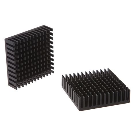 Pcs Set Mm Aluminum Cooling Heatsink Block Extruded Radiator