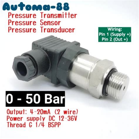 Jual Pressure Transmitter 0 50bar 50 Bar 5mpa 5 Mpa Output 4 20ma Dc