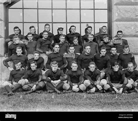 Football - Naval Academy: Team, Players, Coach, Etc., 1913 Stock Photo ...