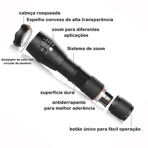 Atacado Kit Lanterna T Tica Militar De Combate Forshooter