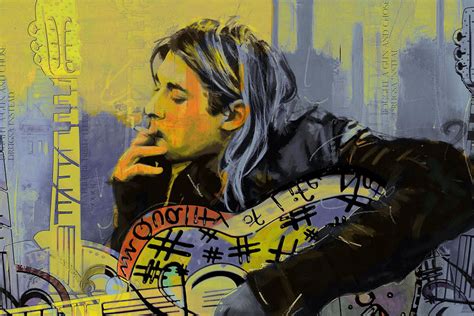 Kurt Cobain Painting by Corporate Art Task Force - Fine Art America