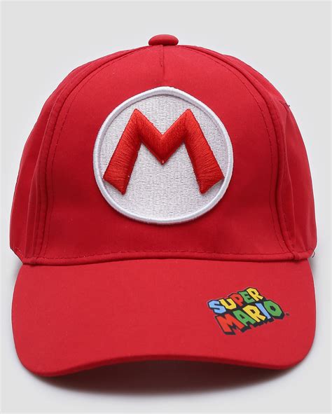 Riachuelo Boné infantil Super Mario aba curva vermelho Nintendo