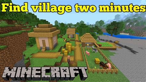 Find Village Two Minutes In Minecraft Survival Youtube