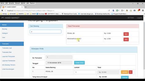 Membuat Aplikasi Penjualan Dengan Php Dan Mysql Delinewstv