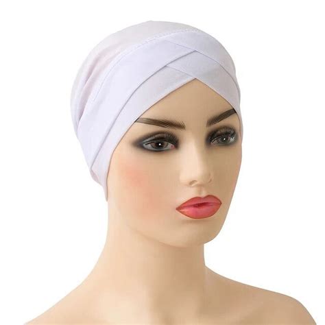 Municipal Color High Quality Criss Cross Muslim Hijab Inner Hat