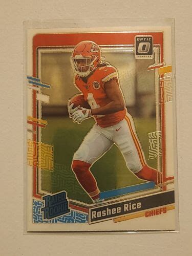 Donruss Optic Rated Rookie Rc Rashee Rice Ebay