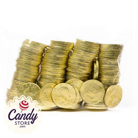 Gold Chocolate Coins - 6lb Bulk | CandyStore.com