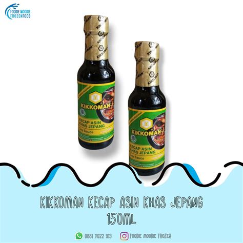 Jual Kikkoman Soy Sauce Kecap Asin Khas Jepang 150ml HALAL Shopee