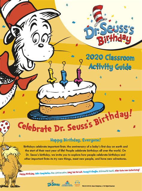 Dr Seuss S Birthday Seussville