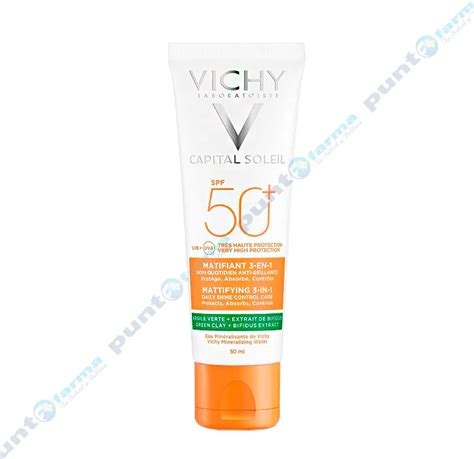 Protector Solar Capital Soleil Matificante 3en1 Spf50 Vichy 50 Ml