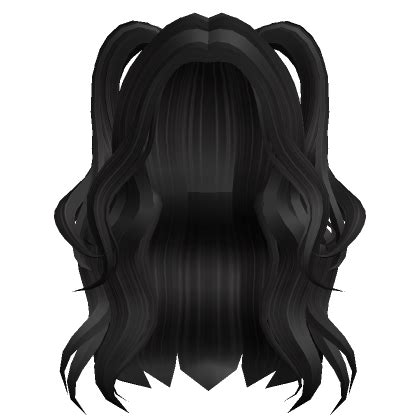 Wavy Ponytails Black Roblox Item Rolimon S