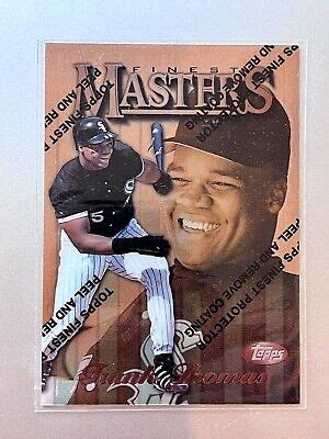 1997 Topps Finest Masters Bronze Frank Thomas 29 White Sox HOF EBay