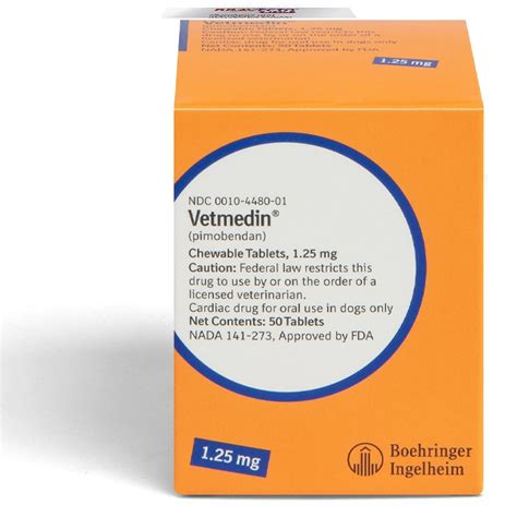 Vetmedin Tablets 1.25mg – Colonial Park Veterinary Hospital Pharmacy