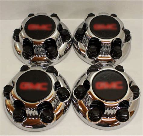 Replacement Part Set Of 4 Chrome Gmc Sierra Yukon Savana 6 Lug 1500 Center Caps 16 17 Wheels By