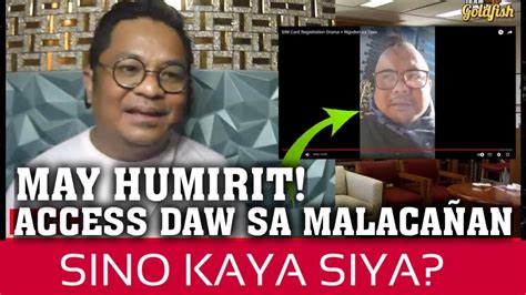 MAY ISANG VLOGGER DAW NAG DEMAND NG ACCESS SA MALACANAN TULAD KAY TP