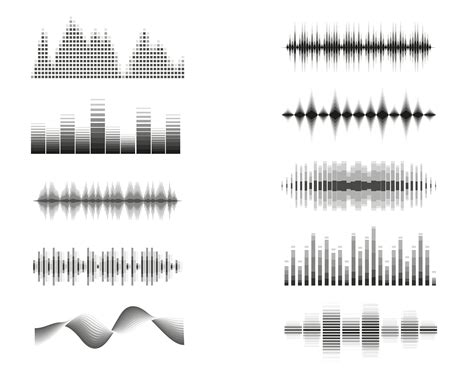 Waveforms Svg Png Bundle Waveform Svg Music Svg Audiowave Etsy Uk