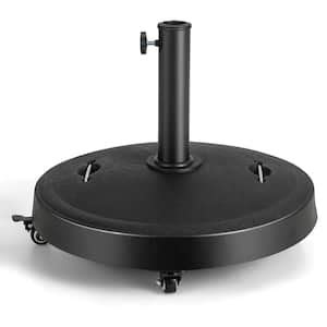 StyleWell 50 Lbs Concrete And Resin Patio Umbrella Base In Black JX