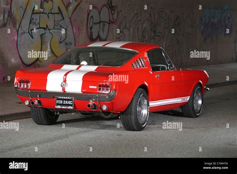 Red Shelby Cobra Mustang Stock Photo - Alamy