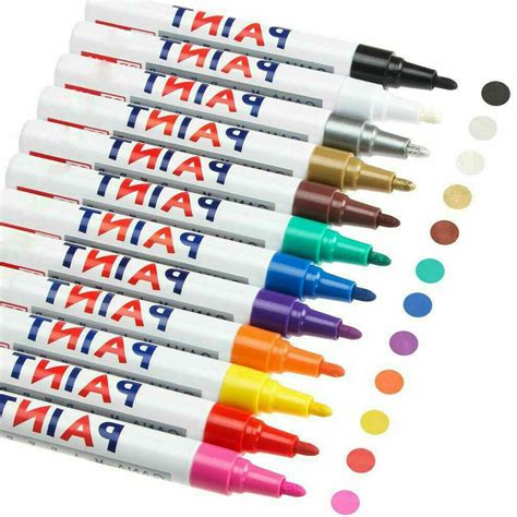 Permanent paint markers. Best marker pens for rocks,ceramic,