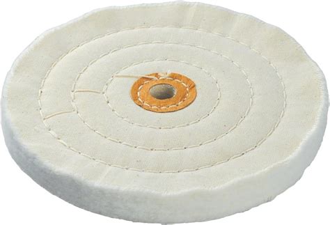 IVY Classic 39121 Spiral Stitched 6 Inch Cotton Muslin Buffing Wheel