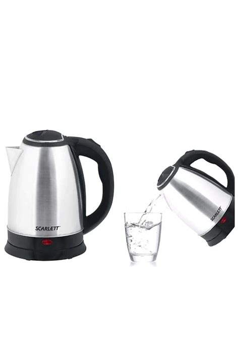 Scarlett Stainless Steel Electric Kettle 2 0L Heat Preservation Water