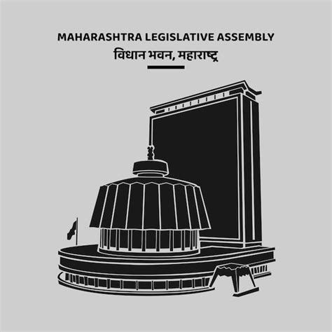 Premium Vector Maharashtra Legislative Assembly Building Vector Icon