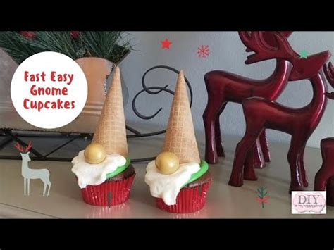 Fast Easy DIY Gnome Cupcakes YouTube