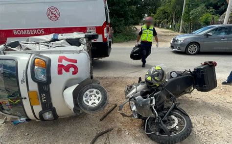 Aumenta 25 los accidentes de motociclistas en Cancún