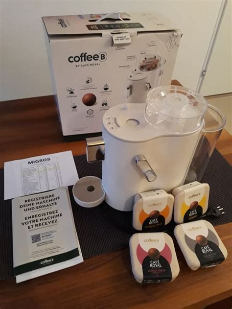 Migros Coffeeb Kugel Kaffeemaschine Weiss Kaufen Auf Ricardo