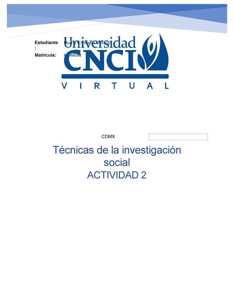 M T Cnicas De La Investigaci N Social Fln B Tutor Yaneth