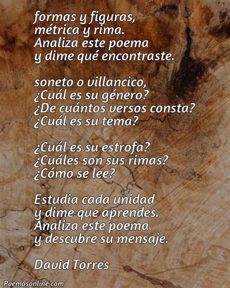 Poemas Para Analizar M Trica Y Rima Poemas Online