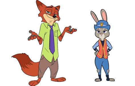 Zootopia Nick And Judy By Zootopiadreams On Deviantart