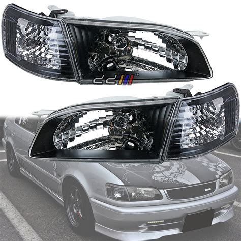 READY STOCK Crystal Black Headlight Corner Light Lamp For Toyota