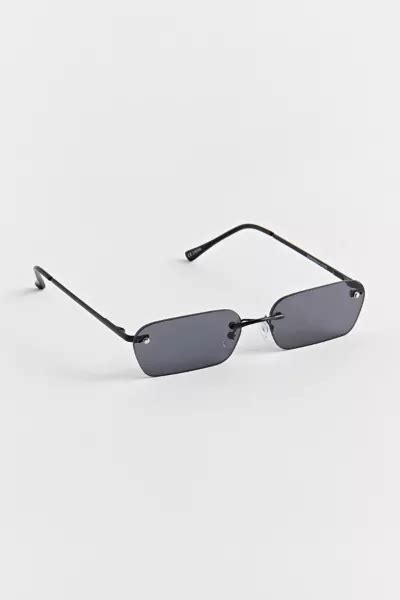 Benson Rounded Rectangle Sunglasses Urban Outfitters