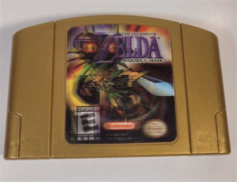 The Legend Of Zelda Majoras Mask N64 Gold Collectors Edition